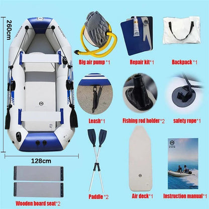 Fishing Supplies & Equipment Solar marine PVC inflatable fishing boat