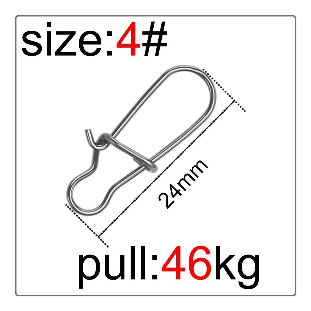 Fishing Supplies & Equipment, Swivel Connector  (50 Pieces/Set)