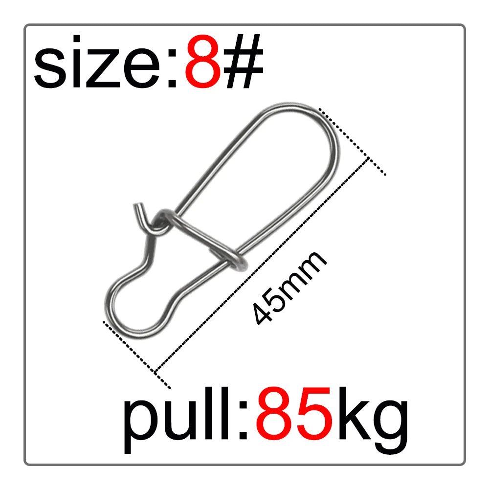 Fishing Supplies & Equipment, Swivel Connector  (50 Pieces/Set)