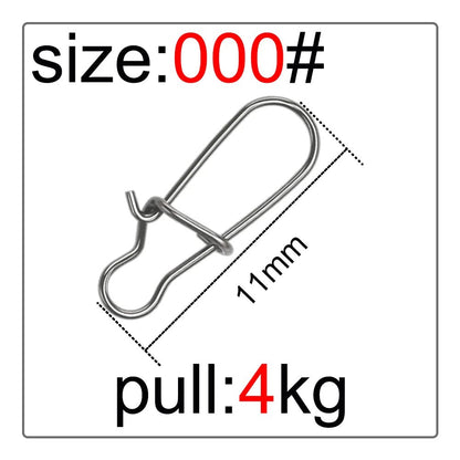 Fishing Supplies & Equipment, Swivel Connector  (50 Pieces/Set)