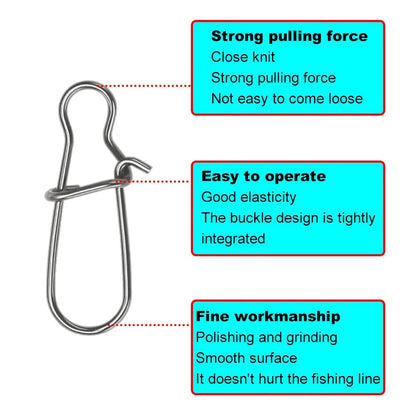 Fishing Supplies & Equipment, Swivel Connector  (50 Pieces/Set)