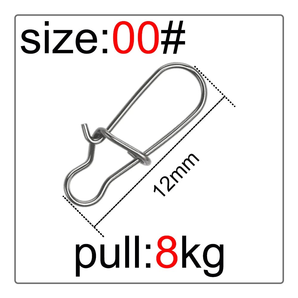 Fishing Supplies & Equipment, Swivel Connector  (50 Pieces/Set)