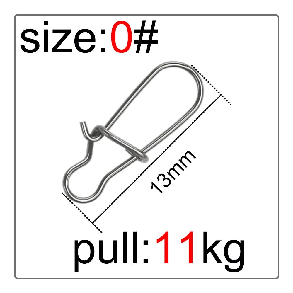 Fishing Supplies & Equipment, Swivel Connector  (50 Pieces/Set)