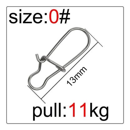Fishing Supplies & Equipment, Swivel Connector  (50 Pieces/Set)