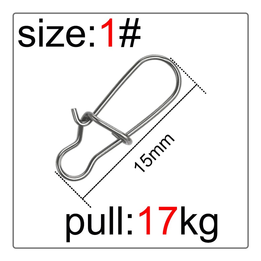 Fishing Supplies & Equipment, Swivel Connector  (50 Pieces/Set)
