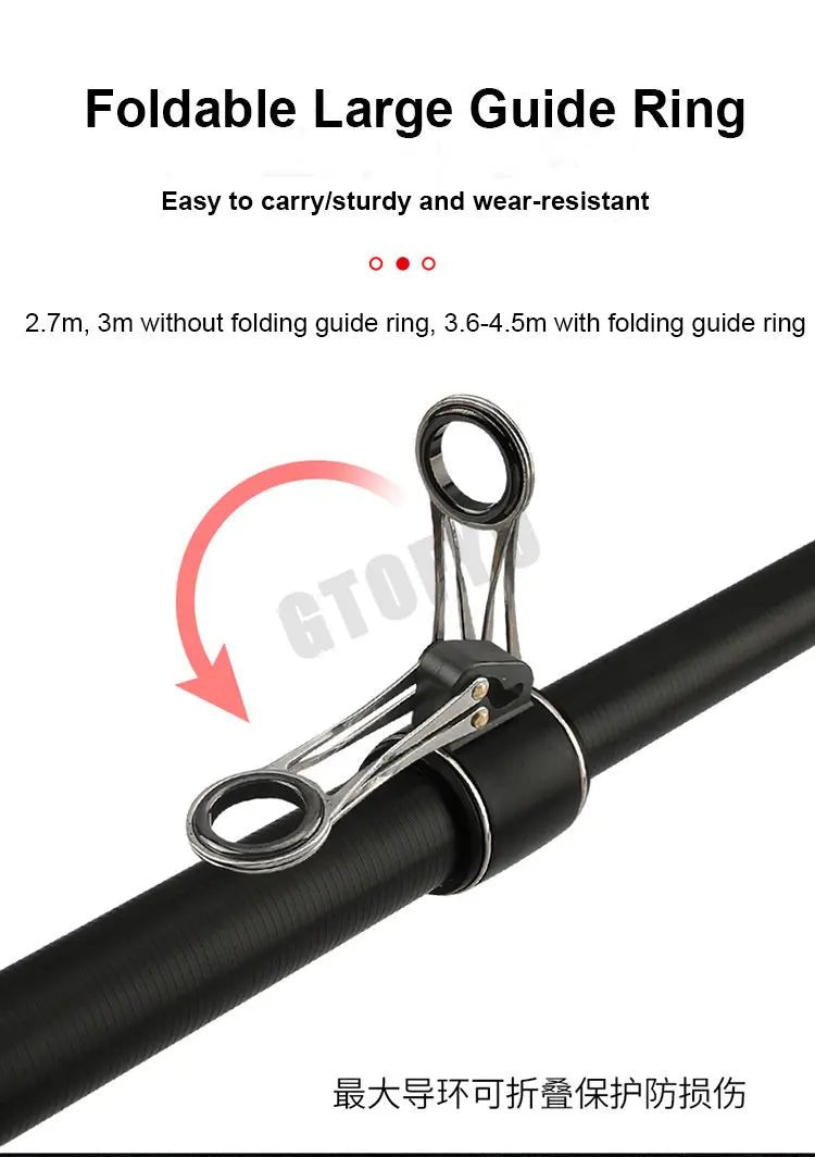 Fishing Supplies & Equipment Telescopic Fishing Rod (2.7 to 4.5 m)