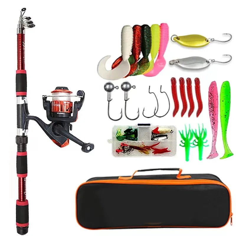 Fishing Supplies & Equipment Telescopic Fishing Rod Full Kits