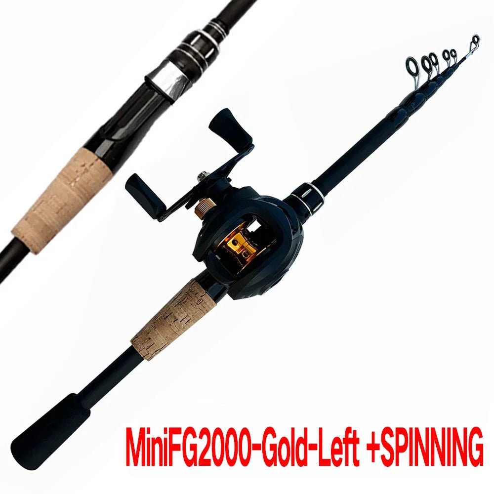 Fishing Supplies & Equipment, Telescopic Rod and Reel Combo Set