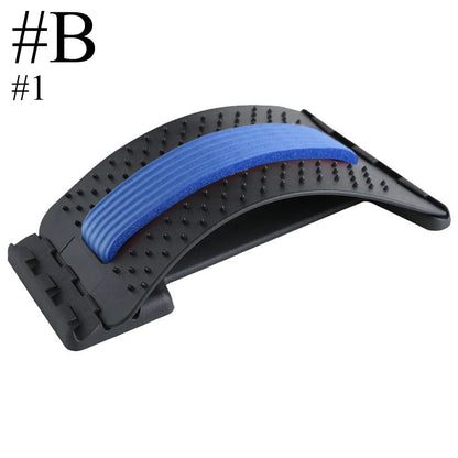 Fitness Back Stretcher Massage Black-Blue Colour at level 2