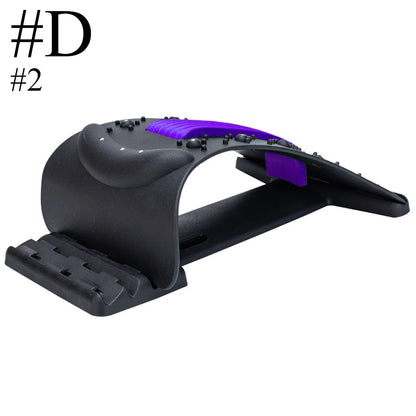 Fitness Back Stretcher Massage Purple Colour at level 3