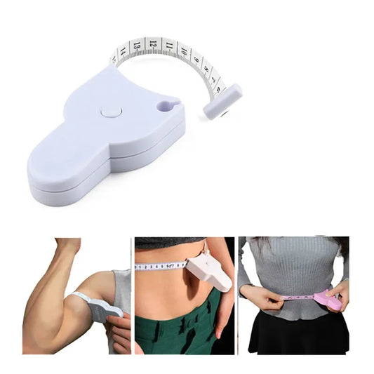 Fitness Body Measuring tape automatic Ruler (150 cm/60 Inches) Woman show Measuring (Arm Abdomen Waist)
