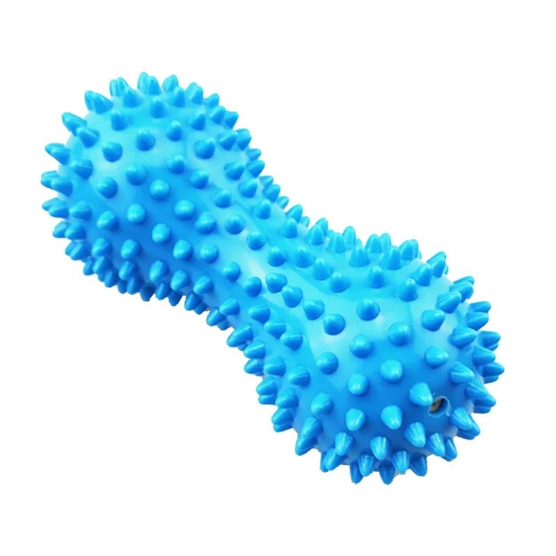 Fitness Foot Massage Roller Ball Double Peanut Blue Sky Colour Offers