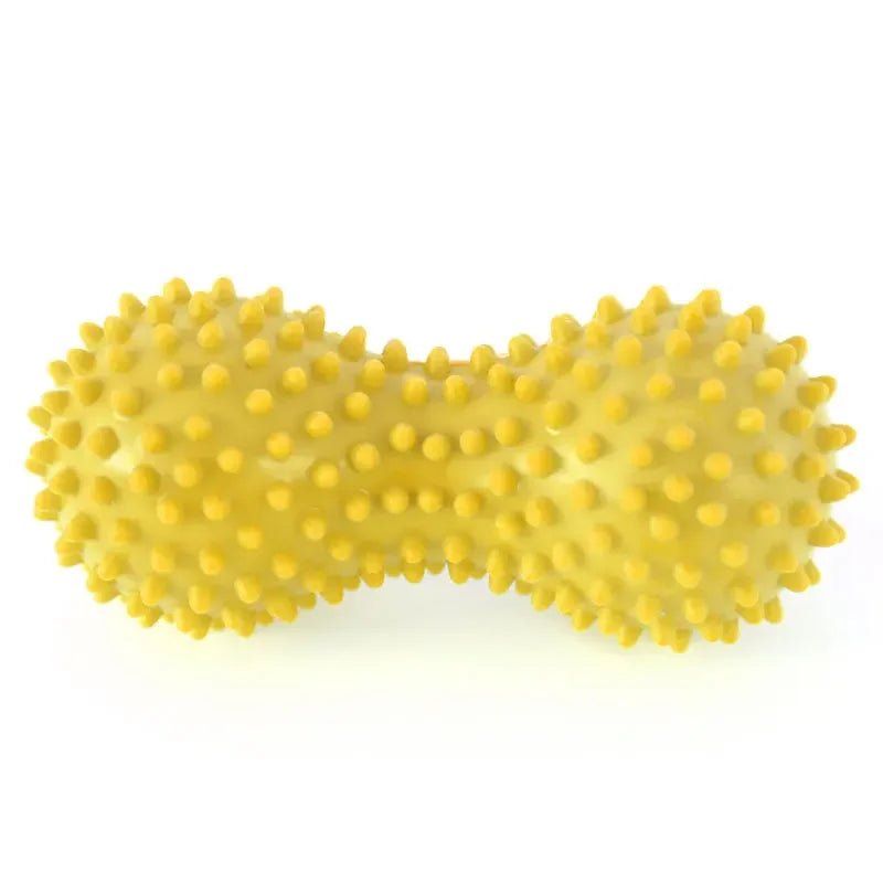 Fitness Foot Massage Roller Ball Double Peanut Yellow Colour Offers