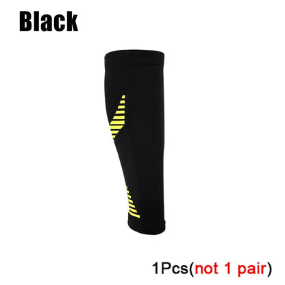 Fitness Unisex Compression Sleeves 20-30 mm Hg Running Leg Socks Black Colour