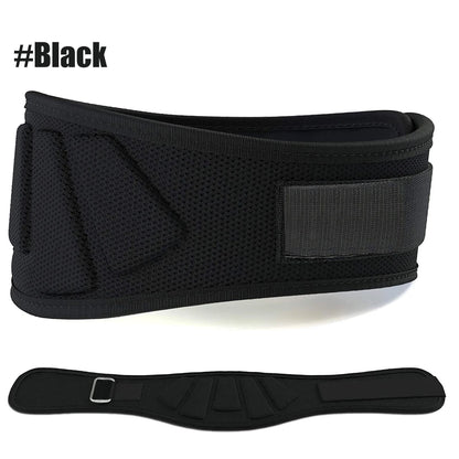 Fitness Unisex Weight Lifting Belts Self-Lock Lifting Black Colour side view