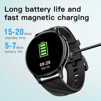 Fitness Waterproof Smartwatch Bluetooth 5.2 Long life and fast recharging Picture
