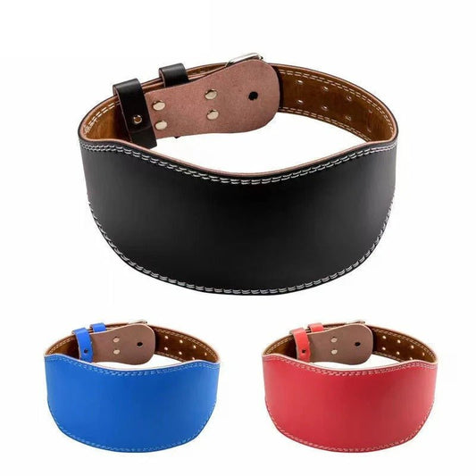 Fitness Weightlifting Faux Leather Waist Brace Belt