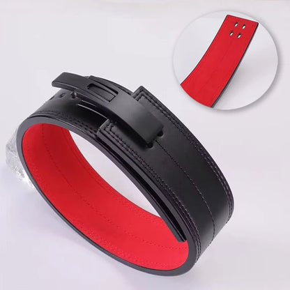 Fitness Weightlifting Leather Waist Belt Black Colour Details