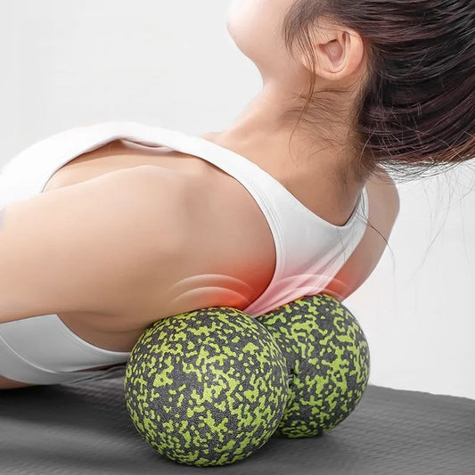 Fun Fitness Roller: Yoga & Massage Ball for Back, Foot, and Spine Exercises Mixed Green yellow Colour offers show
