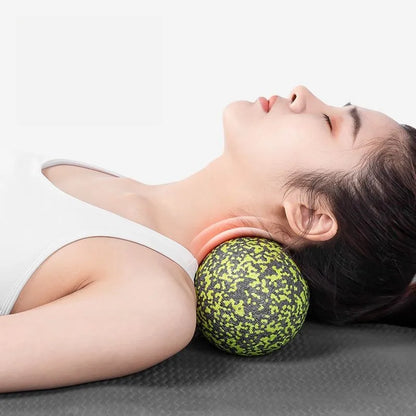 Fun Fitness Roller: Yoga & Massage Ball for Back, Foot, and Spine Exercises Mixed Green yellow Colour offers show