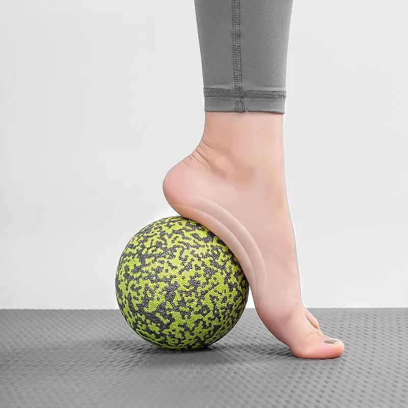 Fun Fitness Roller: Yoga & Massage Ball for Back, Foot, and Spine Exercises Mixed Green yellow Colour offers show