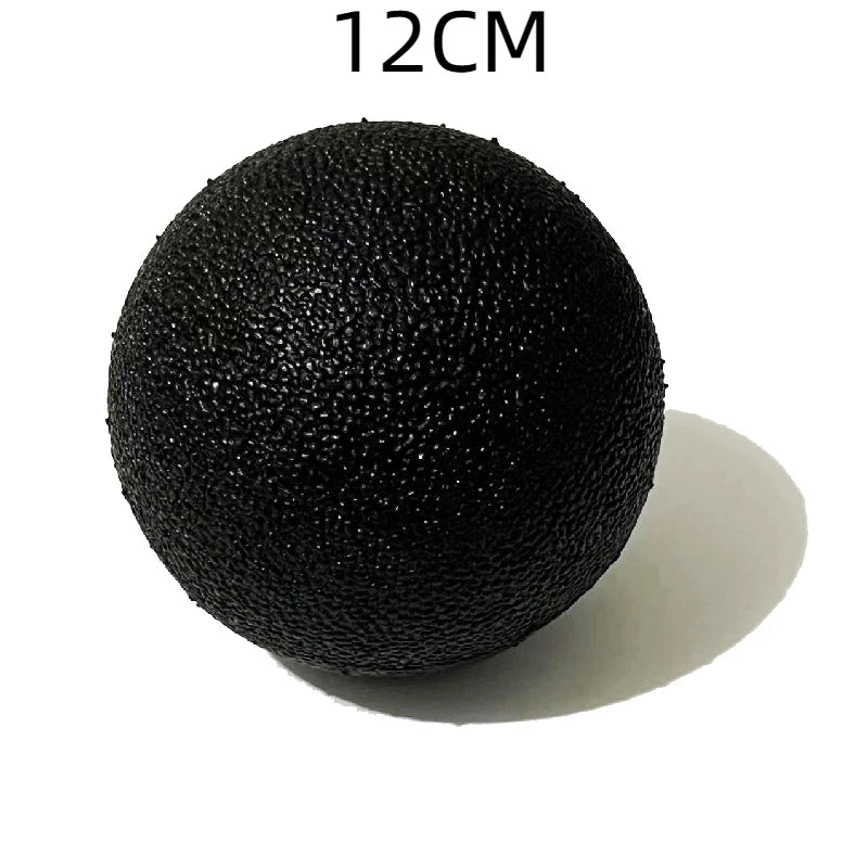 Fun Fitness Roller: Yoga & Massage Ball for Back, Foot, and Spine Exercises Mixed Black Colour offers 12 cm diameter.