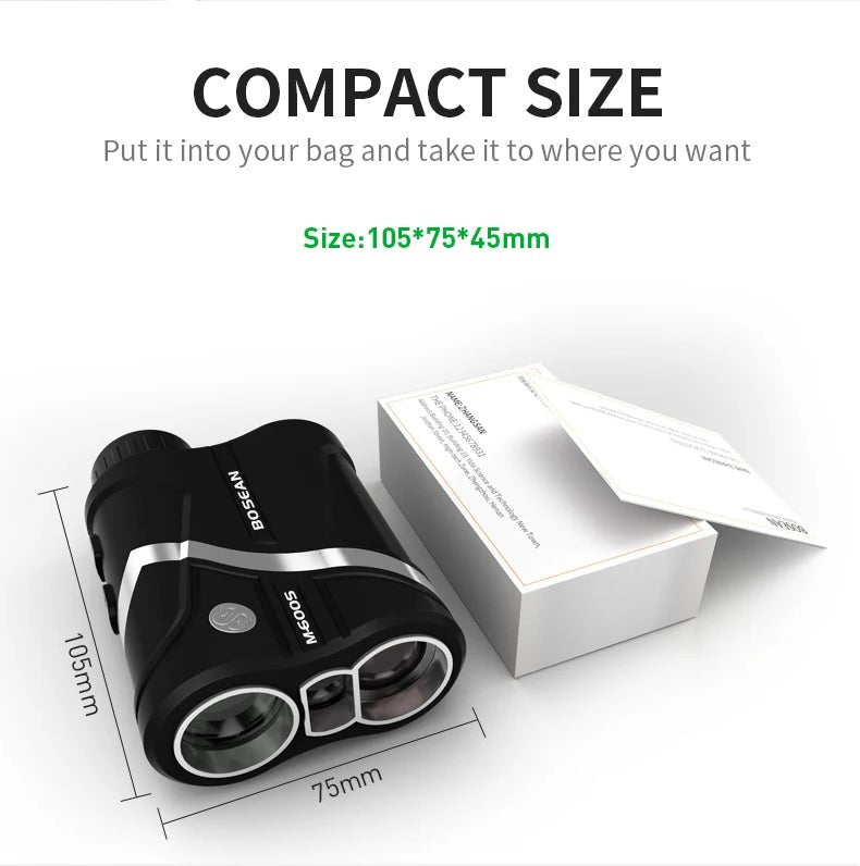 Golf Supplies & Equipment Golf Laser Rangefinder Distance Rechargeable Picture show Compact Size of The Product and is storage box offers