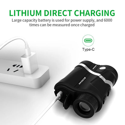 Golf Supplies & Equipment Golf Laser Rangefinder Distance Rechargeable Picture show the lithium direct recharging