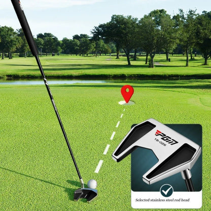 Golf Supplies & Equipment Golf Putter Ultra Low Centre of Gravity PGM Picture show the product in use on a green at a Golf course