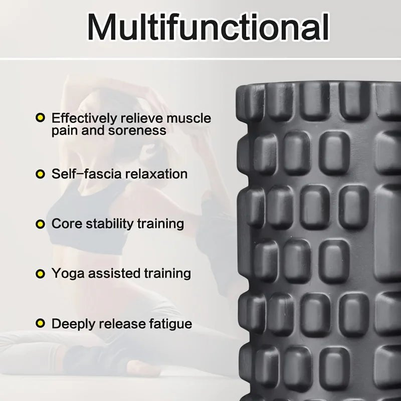Gym Fitness accessories Foam Roller, EVA Muscle Roller -Yoga Pilates Back Therapy 30 X 8 cm Multifunctional