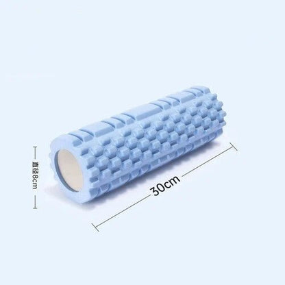 Gym Fitness accessories Foam Roller, EVA Muscle Roller -Yoga Pilates Back Therapy 30 X 8 cm Sky Blue Colour