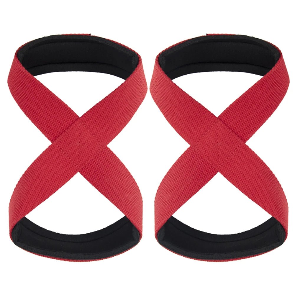 Gym Fitness accessories Lifting Wrist Strap Brace Red Colour Offers