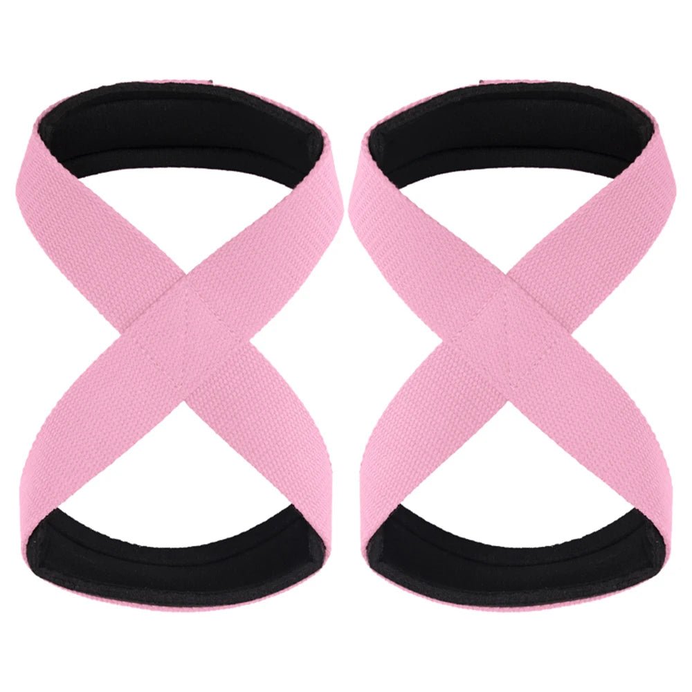 Gym Fitness accessories Lifting Wrist Strap Brace Pink Colour Offers