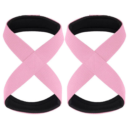 Gym Fitness accessories Lifting Wrist Strap Brace Pink Colour Offers