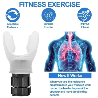 Gym Fitness accessories Portable Breathing Exercise For Lungs