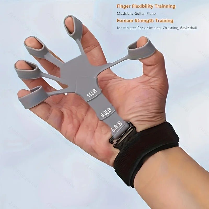 Gym Fitness Accessories Silicone Grip Fingers Training