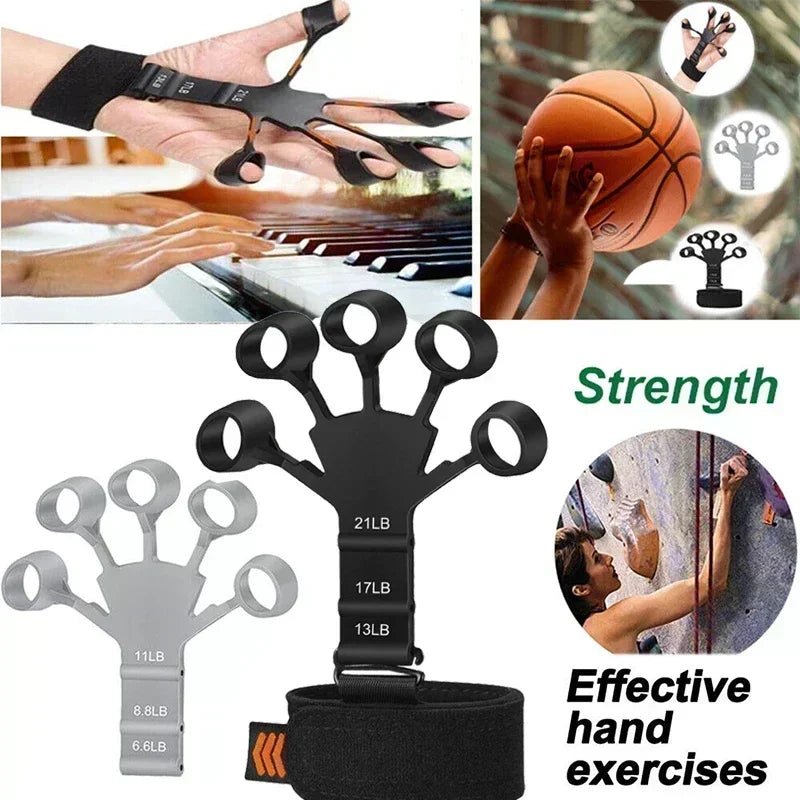 Gym Fitness Accessories Silicone Grip Fingers Training