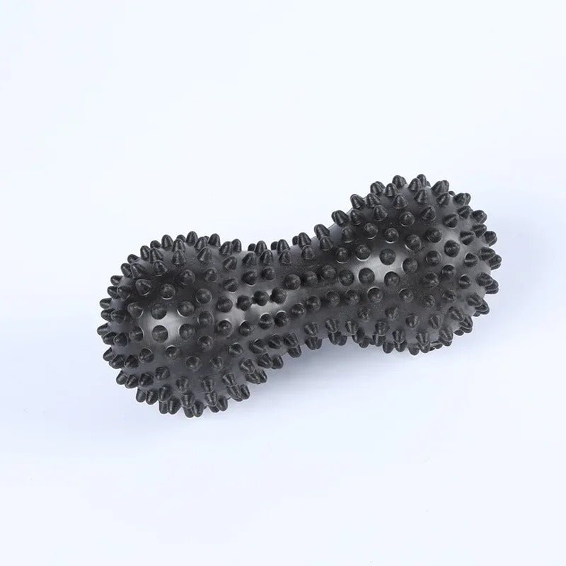 Double Peanut Foot Massage Roller Ball Black Colour