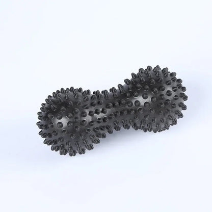 Double Peanut Foot Massage Roller Ball Black Colour