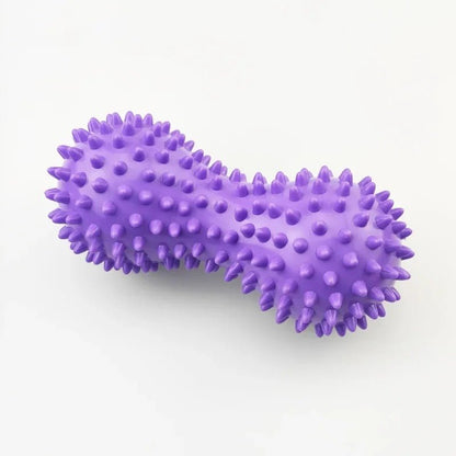 Double Peanut Foot Massage Roller Ball Purple Colour