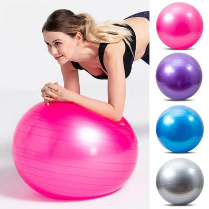 Gym Fitness Yoga Ball - Size: 55 cm/ 75 cm All Colour