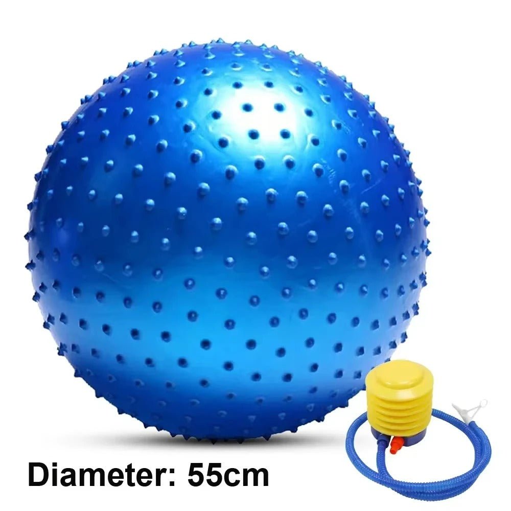 Gym Fitness Yoga Ball - Size: 55 cm Blue Colour