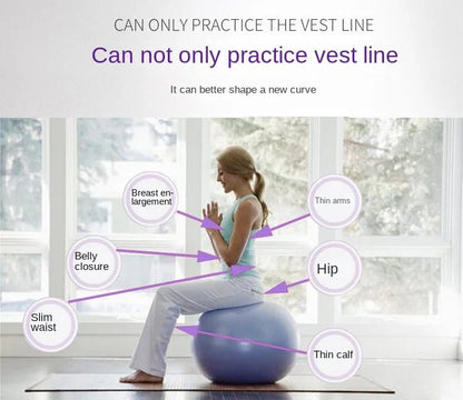 Gym Fitness Yoga Ball - Size: 55 cm use by a Woman