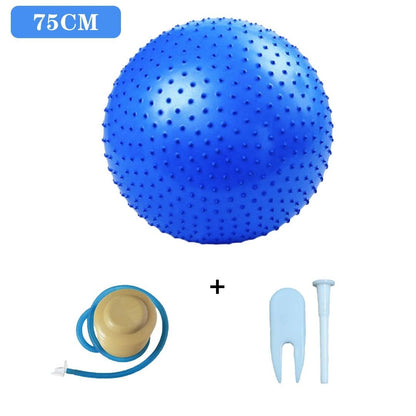 Gym Fitness Yoga Ball - Size: 75 cm Blue Colour