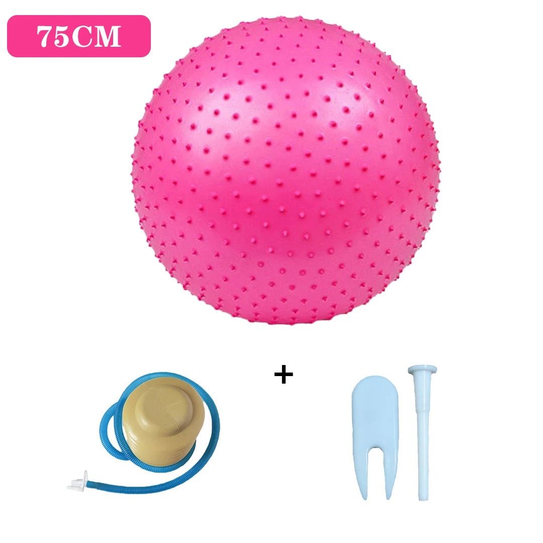 Gym Fitness Yoga Ball - Size: 75 cm Pink Colour
