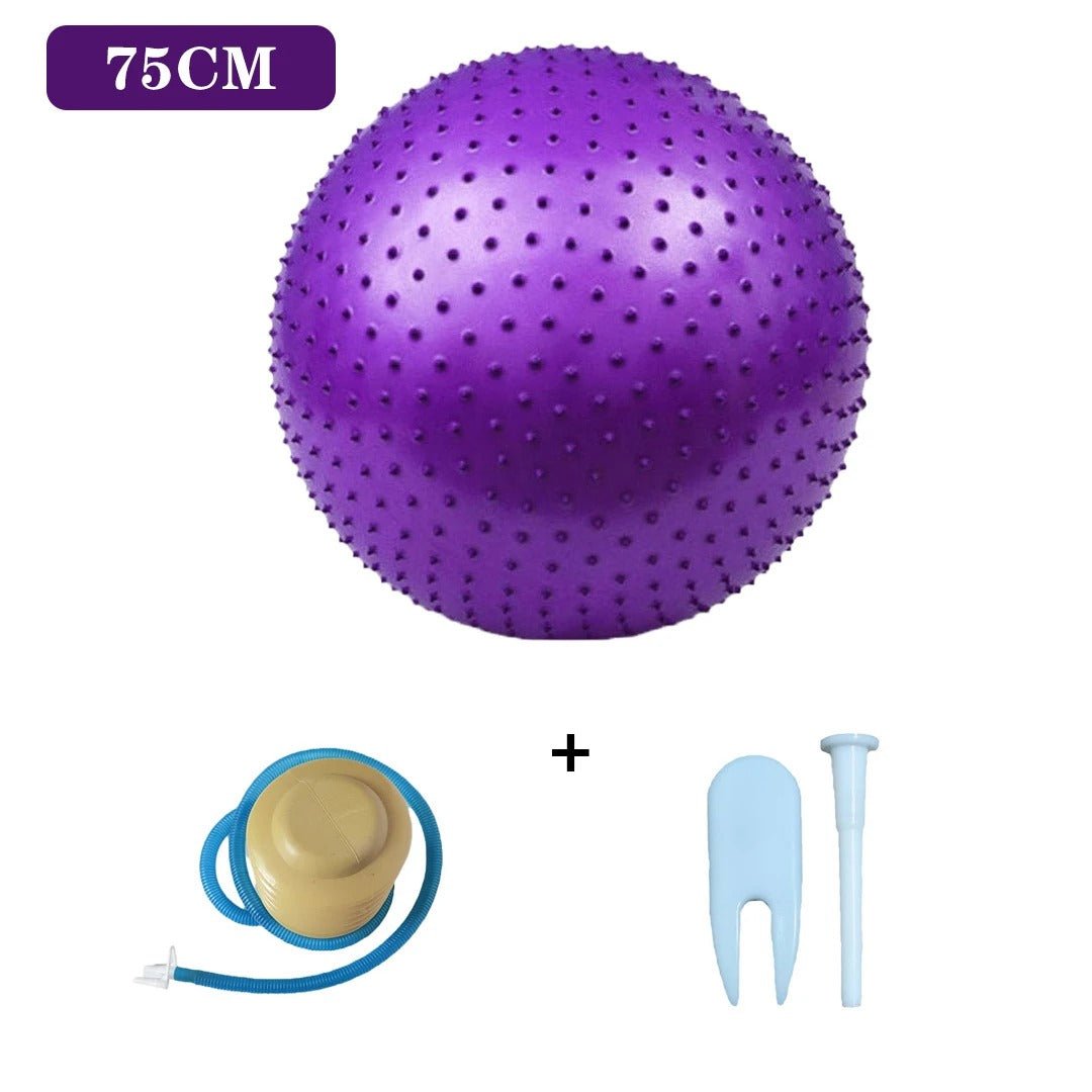 Gym Fitness Yoga Ball - Size: 75 cm Purple Colour