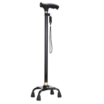 Health care products 1 Elderly Non-Slip Walking Sticks Black Colour with the 16 cm x 16 cm, 4 cup suction base offers 