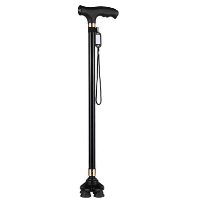Health care products 1 Elderly Non-Slip Walking Sticks Black Colour with the little 4 cups suction base offers 