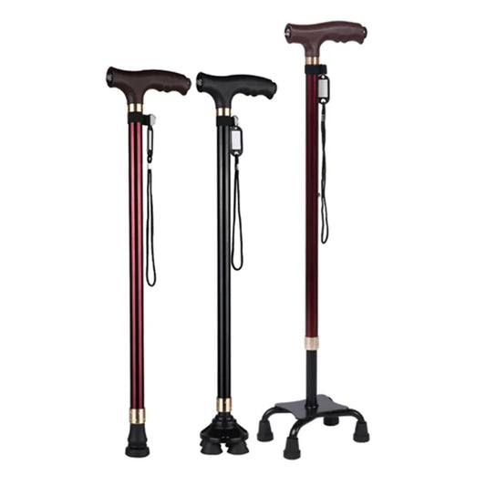 Health care products 3 Elderly Non-Slip Walking Sticks with the 3 kind of base offers