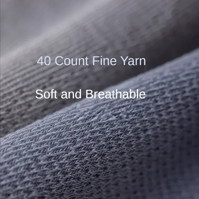 Health care products Antibiosis Socks for Men (96% Pure Cotton,5 Pairs) 40 Count Fine Yarn Soft and Breathable